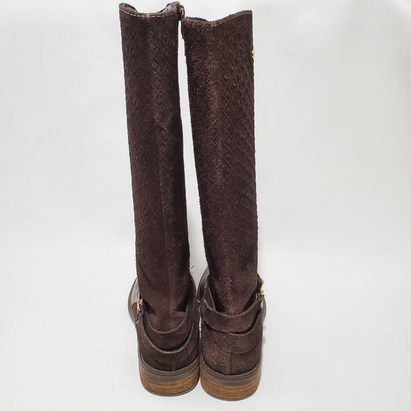 BOSI Brown Leather/Suede Boots US6 EU36 - Picture 5 of 8